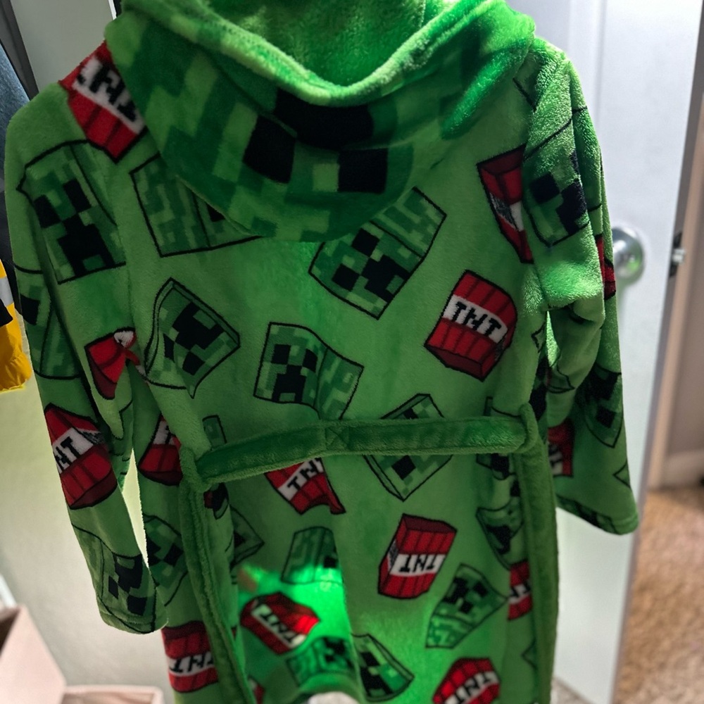Target Minecraft Green Hooded Robe